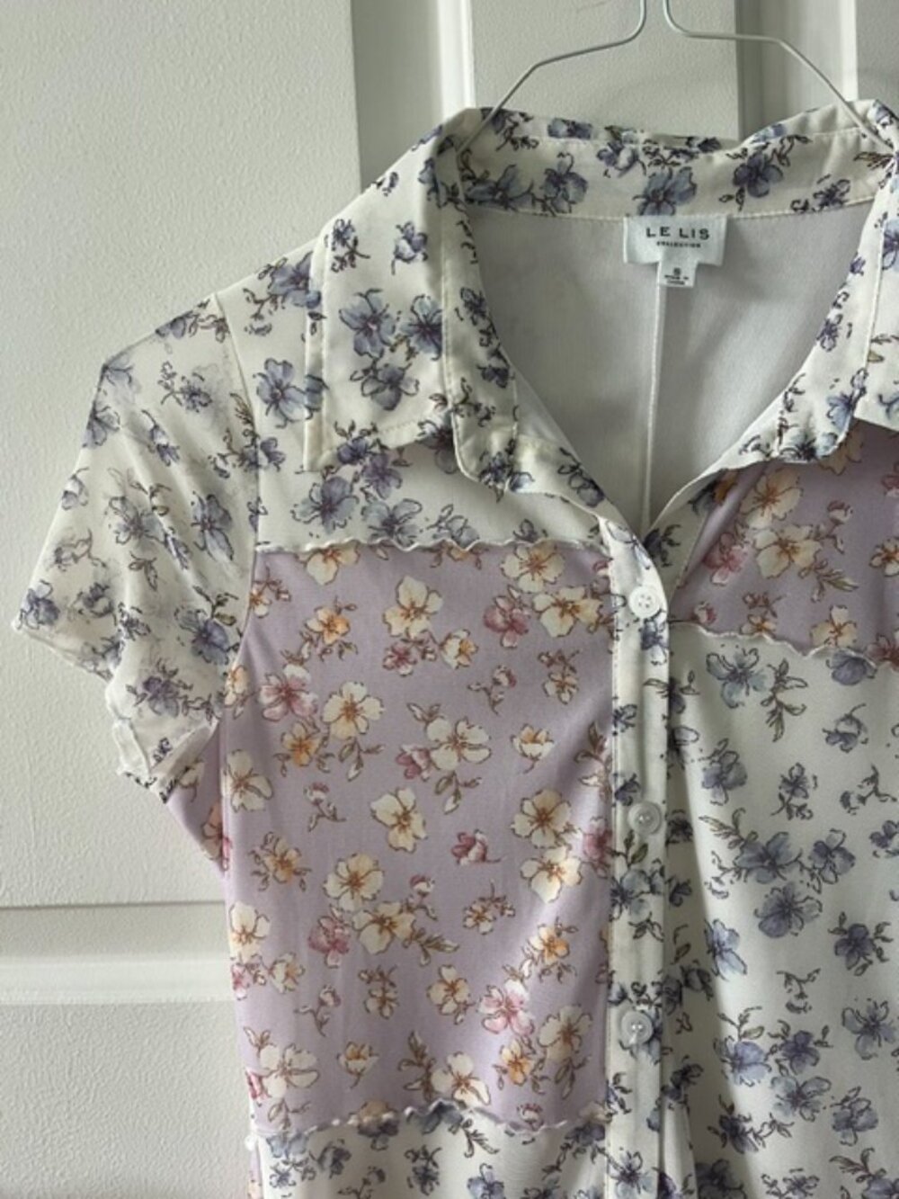 LE LIS PATCHWORK FLORAL DRESS - Picture 2 of 4